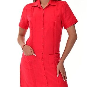 Traditional Women’s Guayabera Dress